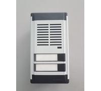 ELVOX VIMAR PLACCA TARGA CITOFONO AUDIO INCASSO COMPLET TASTO LUCE TELAIO GRIGIO