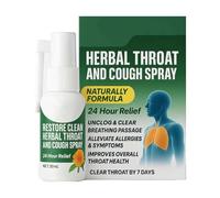 Elvya Throatguard Spray, Potente Supporto E Pulizia Dei Polmoni, Spray Per La Pulizia Dei Polmoni A Base Di Erbe Elycura, Ingredienti Naturali A Base Di Erbe (3pcs)