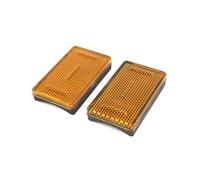 ELWAA CYTMALL 2pcs Copertura del riflettore della Gamba della Forcella Anteriore del Motociclo Compatibile con BMW K1200RS K1200GT R1200RT R1200GS R1200R plastica ABS