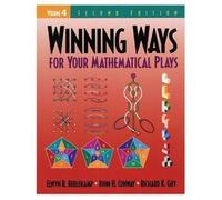 Elwyn R. Berlekamp John H. Conwa Winning Ways for Your Mathematical (Tascabile)