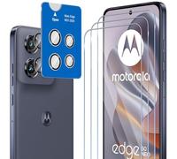 ELYCO Compatibile con Motorola Moto Edge 50 Neo 5G Vetro Temperato, 3 Pezzi Pellicola Protettiva + 2 Pezzi Pellicola Fotocamera, 9H Durezza Anti-Graffo/Anti-Olio Niente Bolle Schermo Pellicola