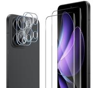 ELYCO Compatibile con OPPO Reno 13 Pro Vetro Temperato, 2 Pezzi 3D Pellicola Protettiva + 2 Pezzi Pellicola Fotocamera, 9H Durezza Anti-Graffo/Anti-Olio/Anti-Impronta Niente Bolle Schermo Pellicola