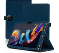 ELYCO Custodia Compatibile con TCL NXTPAPER 11 Plus, Sottile Leggero Cover con Supporto per Matita e Cinturino, Custodia in PU Case con Multi-Angolo Regolabili, Blu