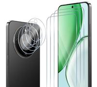 ELYCO Pellicola Protettiva Compatibile con Honor Magic 8 Lite, 3 Pezzi Vetro Temperato + 3 Pezzi Pellicola Fotocamera, 9H Durezza Anti-Graffo/Anti-Olio Niente Bolle Pellicola