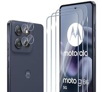 ELYCO Pellicola Protettiva Compatibile con Motorola Moto G86 5G, 3 Pezzi Vetro Temperato + 2 Pezzi Pellicola Fotocamera, 9H Durezza Anti-Graffo/Anti-Olio Niente Bolle Schermo Pellicola