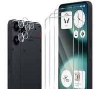 ELYCO Pellicola Protettiva Compatibile con Nothing Phone 3A Lite, 3 Pezzi Vetro Temperato + 2 Pezzi Pellicola Fotocamera, 9H Durezza Anti-Graffo/Anti-Olio Niente Bolle Pellicola