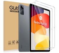 ELYCO Pellicola Protettiva Compatibile con Xiaomi Redmi Pad SE 11 Pollici, 2 Pezzi Vetro Temperato, 9H Durezza Anti Graffio, Anti-Olio/Anti-Impronta Niente Bolle Schermo Pellicola