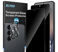 ELYCO Privacy Vetro Temperato Compatibile con Samsung Galaxy S26 Plus 5G, 2 Pezzi Anti-Spy Pellicola Protettiva ＆ 2 Pezzi Pellicola Fotocamera, 9H Durezza Protezione Privacy Schermo, Anti-Graffio