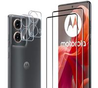 ELYCO Vetro Temperato Compatibile con Motorola Moto G85 5G, 2 Pezzi Pellicola Protettiva + 2 Pezzi Pellicola Fotocamera, 9H Durezza Anti-Graffo/Anti-Olio Niente Bolle Schermo Pellicola