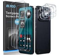 ELYCO Vetro Temperato Compatibile con Nothing Phone 4A Pro, 3 Pezzi Pellicola Protettiva + 3 Pezzi Pellicola Fotocamera, 9H Durezza Anti-Graffo/Anti-Olio Niente Bolle Schermo Pellicola
