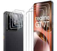 ELYCO Vetro Temperato per Realme GT 7/GT 7T, 3+3 Pezzi