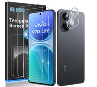 ELYCO Vetro Temperato per VIVO V70 Lite 5G, 2+2 Pezzi Pellicola