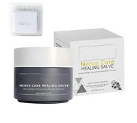 Elycura Nerve Care Healing Salve, Elycura Soothing Cream, per schiena, collo, mani, ginocchia, la confezione include 100 pezzi di cotton fioc (1pcs)