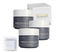 Elycura Nerve Care Healing Salve, Elycura Soothing Cream, per schiena, collo, mani, ginocchia, la confezione include 100 pezzi di cotton fioc (3pcs)