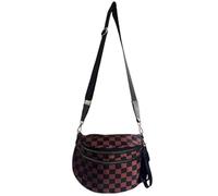 Elysir Crossbody Bag, The Roomie Bum Bag, Adjustable Shoulder Strap, Large Capacity Waterproof Messenger Bag for Travel (N)