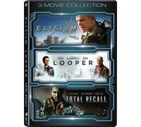 Elysium / Looper / Total Recall (2012) - Set (DVD) Matt Damon Jodie Foster