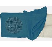 ELYSYSRL Fodera Imbottita per Panchina in Lino, Spessore 8 cm, con Cerniera Copri Panche da Birra da Esterno Imbottito Coprisedile per Cuscini per Mobili da Giardino(Blu Scuro,130x50x8cm Thick)