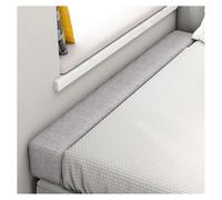 ELYSYSRL Riempitivo per Materassi, Letto Gap Filler Cuscino, Cuscino per Testata, Connettore per letto Doppio/Materasso, per Riempire lo Spazio tra la Testiera e il Materasso(Light gray,160x15x25cm)