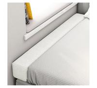 ELYSYSRL Riempitivo per Materassi, Letto Gap Filler Cuscino, Cuscino per Testata, Connettore per letto Doppio/Materasso, per Riempire lo Spazio tra la Testiera e il Materasso(Beige,180x10x30cm)