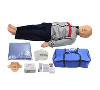 ELZEM CPR Manichino didattico Bambino Professionale Formazione Manichino Primo Soccorso Modello Medico Umano per Addestramento al Pronto Soccorso A