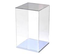 ELZEM Vetrina In Acrilico Compatibile Con Lg 21042 Modello Statua Della Libertà, Vetrina Trasparente Antipolvere (Solo Vetrina) B,20X20X50CM