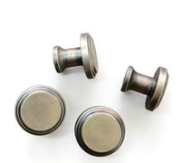 elzle 10 Pezzi Manopole per Mobili Vintage,Maniglie per Mobili,25 mm Manopole Rotonde per Ante Mobili,Manopole per Armadi Colore Bronzo Tonde,per Cassetti,Mobili,Armadi da Cucina,Armadi