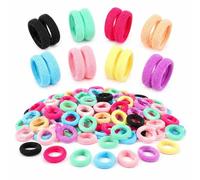 elzle 208 Elastici per Capelli per Bambine | Elastici e Piccoli Fascia Morbidi Senza Cuciture, Accessori Antiscivolo e Delicati per Uso Quotidiano