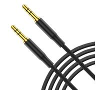 elzle Cavo Aux 3,5mm,Cavo Auxiliary Audio Stereo,1M | Hi-Fi Stereos da Cavos Audio Jack Stereo Maschio a Maschio in Nylon,per Cuffie,Smartphone,Autoradio,Hi-Fi System,TV,Laptop
