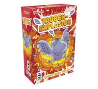 ELZNIR Games Piccione esplosione - Pazzo gioco di famiglia con piccioni, carte di cibo ed esplosioni, per 2-5 giocatori, set Collection & Take That, a partire dagli 8 anni in su, in tedesco