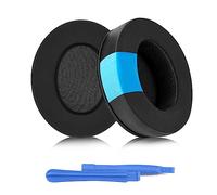 ELZO Cuffie di Ricambio per Audio-Technica ATH M50XBT M50X M40X, HyperX Cloud/Flight/Alpha/Stinger, SteelSeries Arctis 7X/9X/Pro, Sony MDR V6/V7, Cuscinetti Auricolari di Ricambio Cuffie