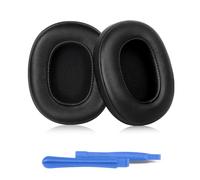 ELZO Cuscinetti di Ricambio per Skullcandy Crusher Wireless/Evo/ANC, Hesh 3/EVO/ANC, Pelle Proteica più Morbida, Isolamento Acustico, Memory Foam, Spessore Aggiunto, Nero