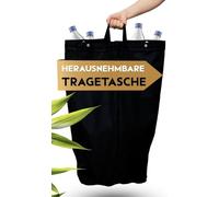 ELZTALER Tasca interna aggiuntiva [Borsa per il trasporto XXL] per bottiglie di pegno, compatibile con bottiglie di pegno, contenitore di raccolta da 110 litri (tasca interna da 110 l, 1 pezzo)