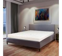 EM.AN - Materasso Matrimoniale Memory Foam Ortopedico 160x190, Alto ben 23 Centimetri Allevia il Mal di Schiena e i Dolori Articolari, Materassi Matrimoniali in Tessuto Silver, 100% Made in Italy
