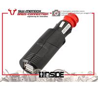 EMA.00.107.12200 DOPPIA PORTA DI ALIMENTAZIONE PRESA USB SPINA 2 X 2100 MA 12 V