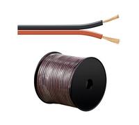 GOOBAY 15023 - Cavo casse acustiche 2x1,5 mm², 100 m rosso/nero CCA