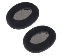 eMagTech 1 paio di cuscinetti auricolari compatibili con cuffie Sennheiser HD545 HD565 HD580 HD600 HD650 HD265 Comfort Velour cuscinetti auricolari auricolari parti di riparazione nero