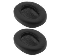 eMagTech 1 Paio Di Cuscinetti Auricolari Di Ricambio In Pelle Proteica Compatibile Con AKG K361 K361BT K371 K371BT Cuscinetti In Memory Foam Copri Orecchie Nero