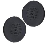 eMagTech 1 Paio Di Cuscinetti Compatibili Con Plantronics Blackwire C510 C520 C710 C720 Cuffie Cuscinetti Auricolari In Pelle Proteica Coppe Auricolari Parti Di Riparazione Per Cuffie Nero