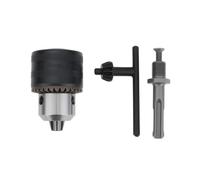 eMagTech 1 set di adattatori SDS Plus a mandrino con chiave da 1,5 a 13 mm per martelli rotanti con arresto a percussione
