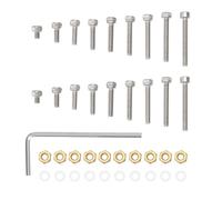 eMagTech 1 Set Di Kit Di Montaggio Per Testina Per Giradischi Testina Per Giradischi Viti Per Testina M2.5 Bulloni Dadi E Rondelle Compatibile Con Linn Compatibile Con Thorens