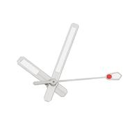 eMagTech 1 set di lancette di ricambio per orologio, colore argento, compatibili con Seiko 6105, compatibili con movimenti Seiko NH35, NH36, 7S26, 7002, kit di riparazione di precisione, Argento,