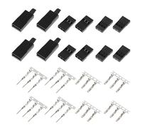 eMagTech 10 Paia Di Connettori Maschio E Femmina Per Cavi Servo A 3 Pin Compatibile con JR Connessione Del Ricevitore