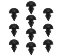 eMagTech 10 Pezzi Nero Resistente Alle Alte Temperature Fornello A Gas Di Alta Gamma Griglia Piede Gommino Arresto Applicabile Per Fornelli Per Camper Diametro 4,5 Mm