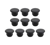 eMagTech 10 Pezzi Tappi Manubrio Bici Tappi Terminali Bicicletta Tappi Terminali In Plastica Per Bici Da Strada Mountain Bike BMX Nero 22mm Accessori Di Ricambio Biciclette
