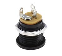 eMagTech 10 pz 5.5mmx2.1mm DC Presa Jack 3 Pin Femminile Montaggio A Pannello Connettore Fai Da Te Chitarra Effetti Pedale 2.1mm Presa di Alimentazione Connettore Femmina