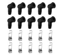 eMagTech 10 tappi per candele di accensione per motore prato, con 10 coperture per candele a molla, adatti per cavi da 7 mm, compatibili con Briggs & Stratton Tecumseh STIHL Mover, parte di ricambio