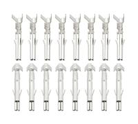 eMagTech 100 Pezzi 5557 4,2 Mm Terminali A Crimpare Connettore A Crimpare W2W Connettori A Crimpare Filo-filo Compatibile Con Molex Mini Compatibile Con Jr. Stile 39000038