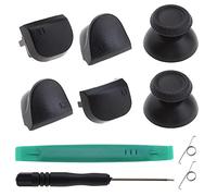 eMagTech 10pcs L1 R1 L2 R2 Bottoni Spalla Trigger Kit di Ricambio Cacciavite a Molla Compatibile con PS5 Controller