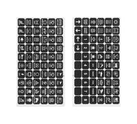 eMagTech 120pcs Pannello Interruttori Piccoli Adesivi Etichetta Interruttore Decalcomania Pulsante Multifunzione Adesivo per Auto Barche Rimorchi Compatibile con Auxbeam Pannello Interruttore