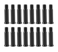 eMagTech 16 viti in lega di alluminio per pattini a rotelle, 8 mm, compatibili con pattini a rotelle e scarpe, colore nero